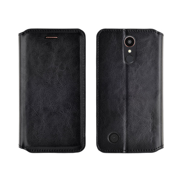 coolpad illumina/legacy go leather wallet case - black - www.coverlabusa.com