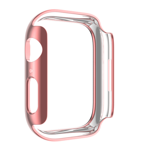 Apple Watch iWatch Series 7 Case With Tempered Glass Shockproof Full Cover - 45mm - Pink - www.coverlabusa.com