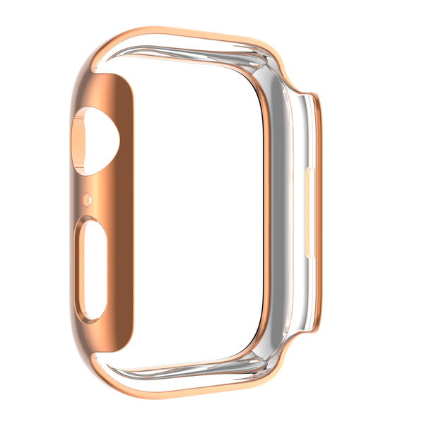 Apple Watch iWatch Series 7 Case With Tempered Glass Shockproof Full Cover - 45mm - Rose Gold - www.coverlabusa.com