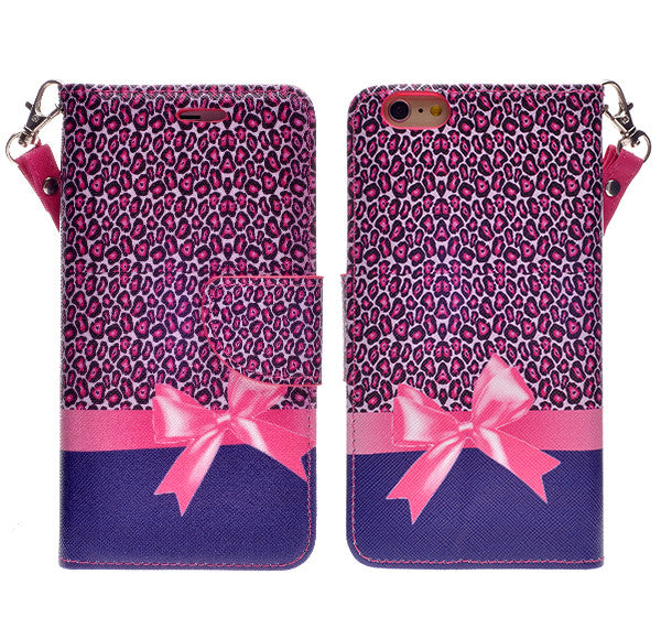apple iphone 6 plus case, iphone 6 plus wallet case - cheetah prints - www.coverlabusa.com