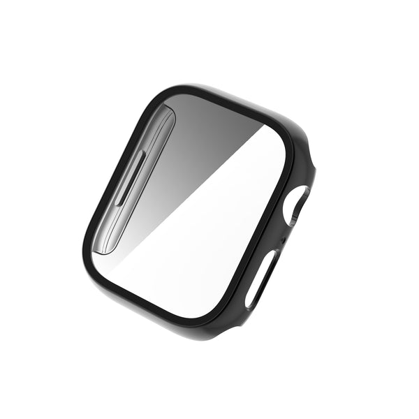 Apple Watch iWatch Series 7 Case With Tempered Glass Shockproof Full Cover - 45mm - Black - www.coverlabusa.com
