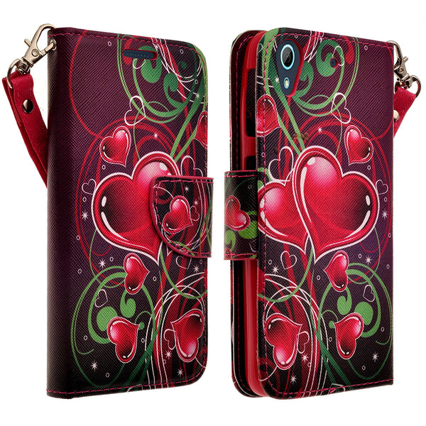 HTC Desire 626 Case - Heart Strings - www.coverlabusa.com