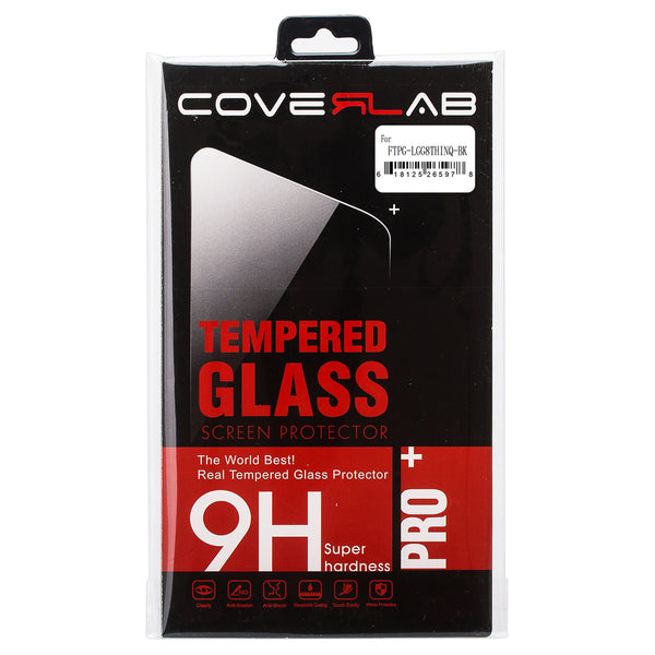lg g8 thinq screen protector tempered glass - black - www.coverlabusa.com