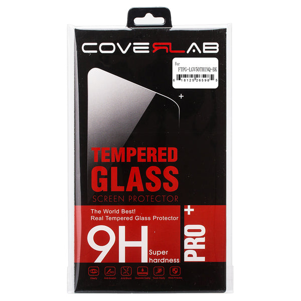 lg v50 thinq screen protector tempered glass - black - www.coverlabusa.com