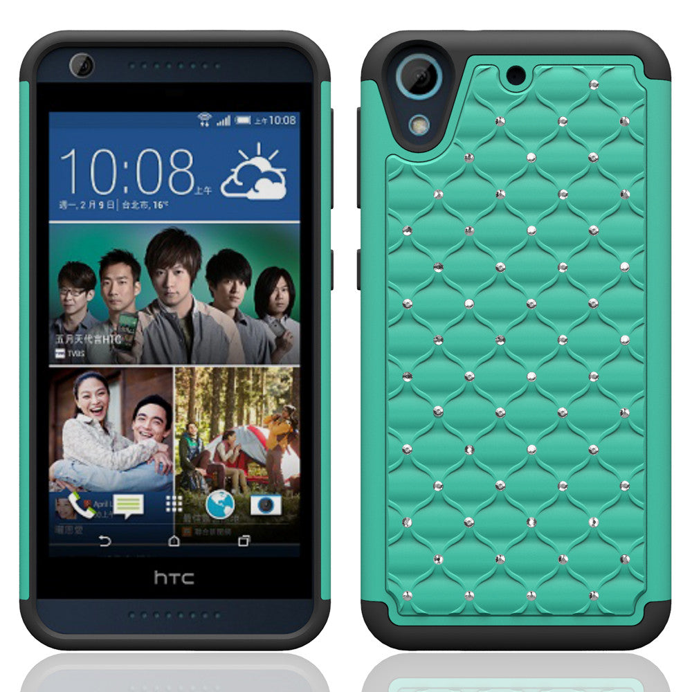 HTC Desire 626 Case Cover - Teal/Black - www.coverlabusa.com 