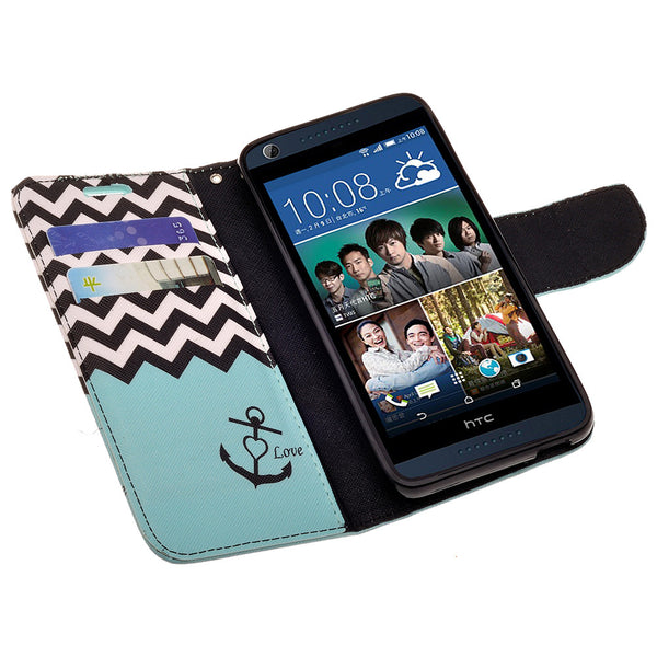 HTC Desire 626 Case - Teal Anchor - www.coverlabusa.com