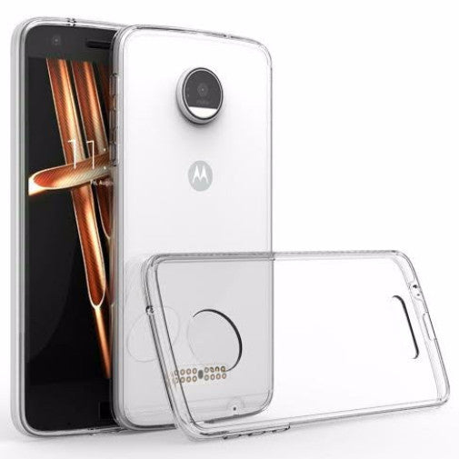 Moto Z Droid Case, Motorola Z Droid Slim Armor Bumper Case - Clear - www.coverlabusa.com