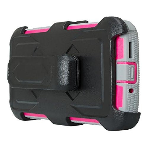 lg g5 case, holster with built in screen protector - hot pink - www.coverlabusa.com