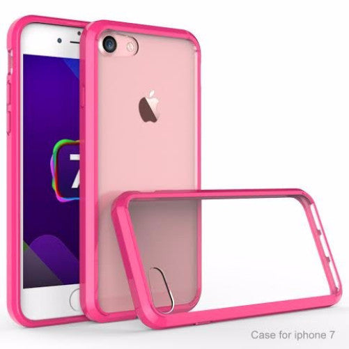 iphone 7 case, iphone 7 bumper case hot pink - www.coverlabusa.com