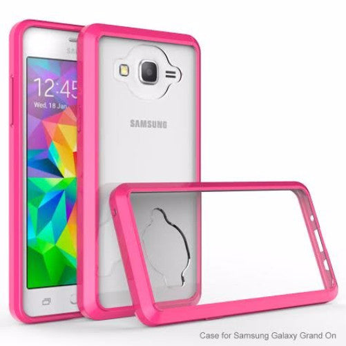 galaxy on5 bumper case - hot pink - www.coverlabusa.com