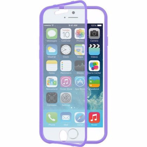 iphone 6 full body tpu case with screen protector - purple - www.coverlabusa.com