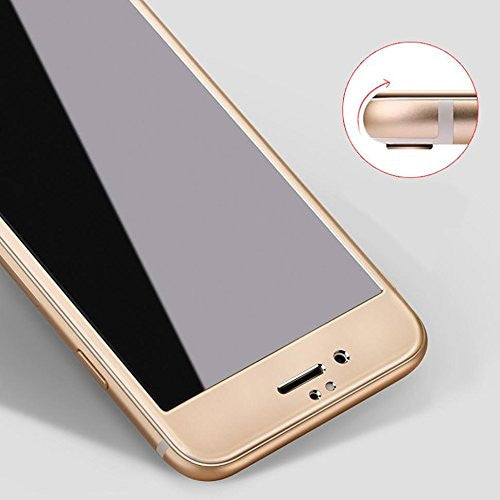 iphone 7 screen protector, iphone 7 temper glass - gold - www.coverlaubusa.com