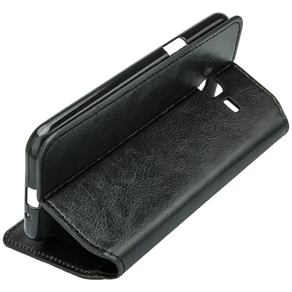 GO PRIME / GRAND PRIME WALLET CASE, BLACK leather WWW.COVERLABUSA.COM