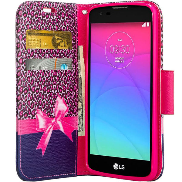 LG K10 Case / LG Premier LTE Wallet Case - cheetah prints - www.coverlabusa.com