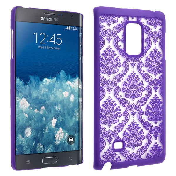 Galaxy Note Edge Damask-Purple- www.coverlabusa.com