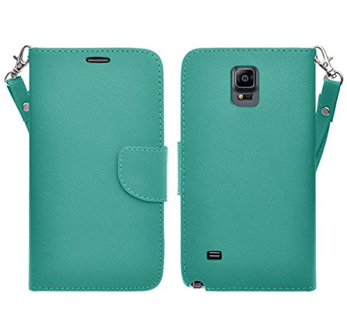 samsung galaxy note 4 wallet case - teal - www.coverlabusa.com
