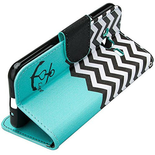 samsung galaxy j3 emerge case, wallet - teal anchor - www.coverlabusa.com