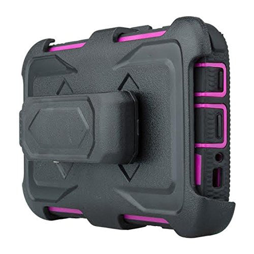 samsung S7 case, S7 heavy duty hybrid holster case - purple - www.coverlabusa.com