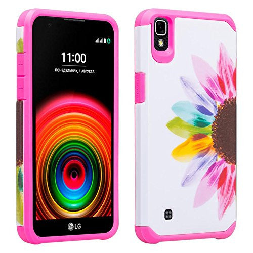 LG Tribute HD | Volt 3 Hybrid Case - Sunflower - www.coverlabusa.com