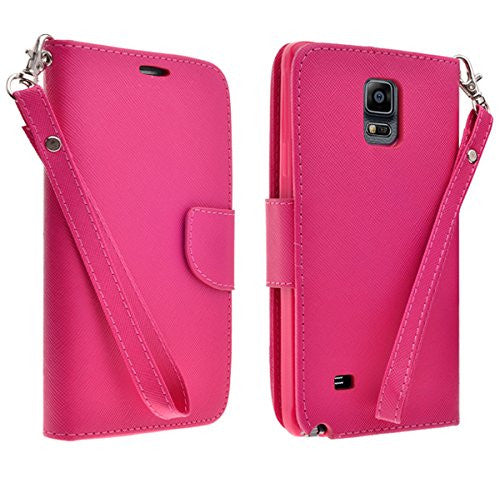 samsung galaxy note 4 wallet case - hot pink - www.coverlabusa.com