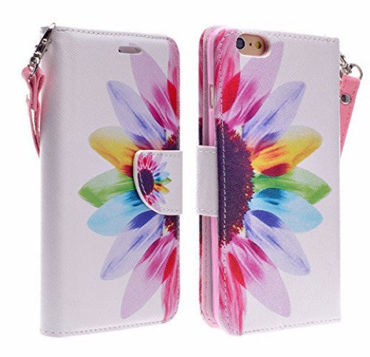 iphone 6 case, iphone 6 wallet case - sunflower - www.coverlabusa.com