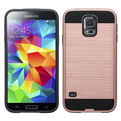  Samsung Galaxy S5 Case - Brush Rose Gold - www.coverlabusa.com