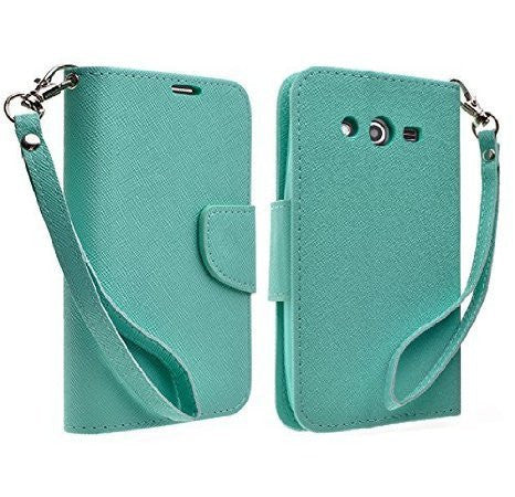 galaxy core prime wallet case - teal - www.coverlabusa.com