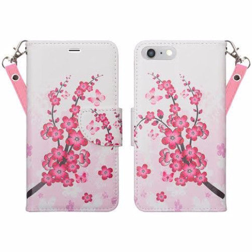 apple iphone 7 wallet case - cherry blossom - www.coverlabusa.com