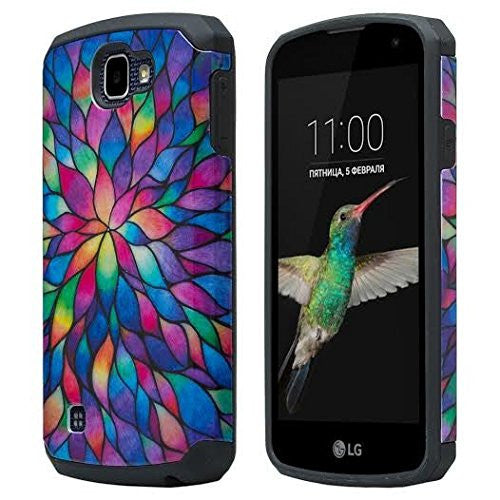 LG K3 Cases - rainbow flower - www.coverlabusa.com