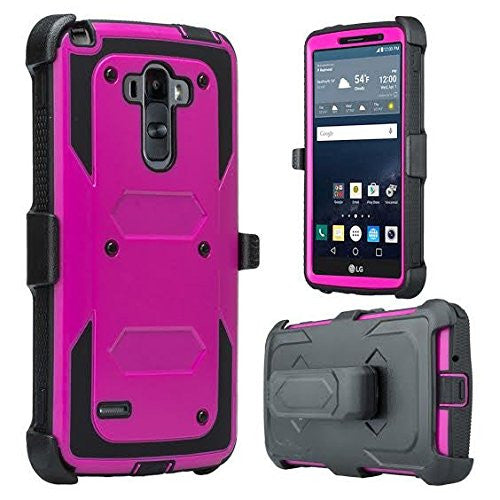 LG G Stylo Case, LG G Vista 2 Heavy Duty Case - Purple - www.coverlabusa.com