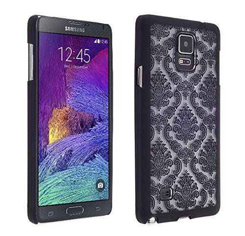 samsung galaxy note 4 damask case - black - www.coverlabusa.com