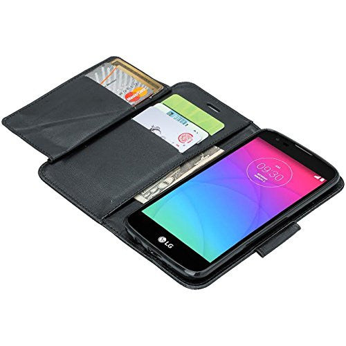 LG K8 wallet case - www.coverlabusa.com - black