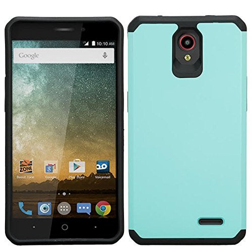 ZTE Prestige, Sonata 3, Avid Trio, Avid Plus, Chapel Hybrid Dual Layer Case - Teal - www.coverlabusa.com