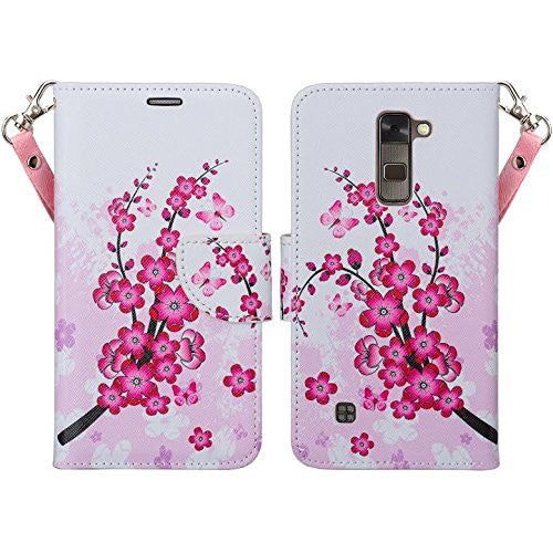 lg k7 cherry blossom wallet case - www.coverlabusa.com