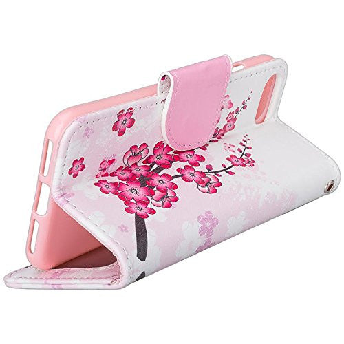 apple iphone 7 wallet case - cherry blossom - www.coverlabusa.com