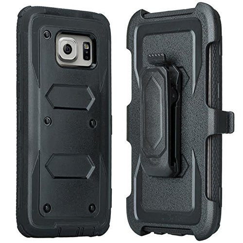 samsung S7 case, S7 heavy duty hybrid holster case - black - www.coverlabusa.com
