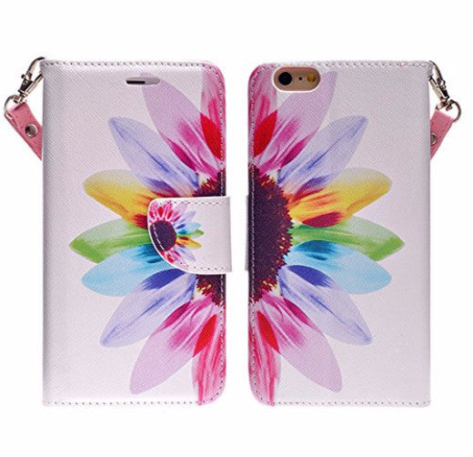 iphone 6 case, iphone 6 wallet case - sunflower - www.coverlabusa.com