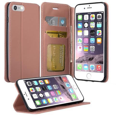 iphone 8 plus case, iphone 8 plus wallet case - rose gold - www.coverlabusa.com