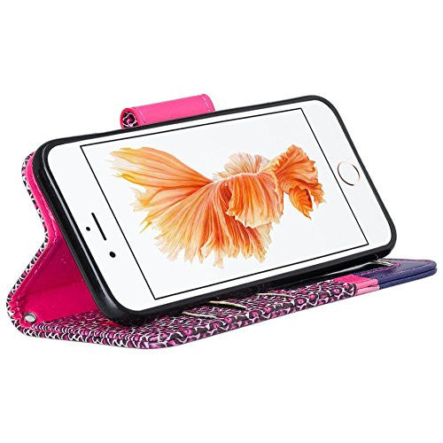 apple iphone 7 wallet case - cheetah prints - www.coverlabusa.com