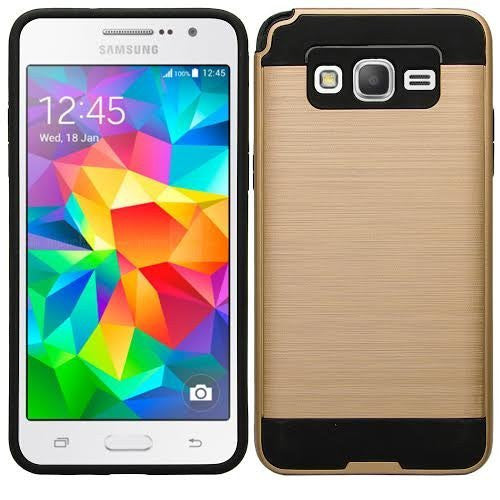 Galaxy J7 Case, Samsung Galaxy J7 [Shock Absorption / Impact Resistant] Hybrid Dual Layer Armor Defender Protective Case Cover for Galaxy J7 (Boost Mobile,Virgin,MetroPcs,T-Mobile), Gold, www.coverlabusa.com