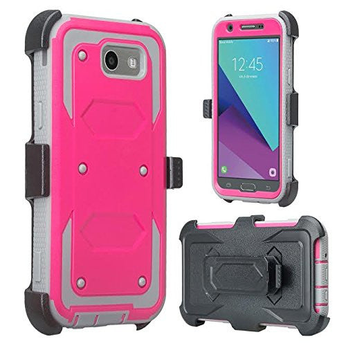 samsung j3 emerge case, holster - pink - www.coverlabusa.com