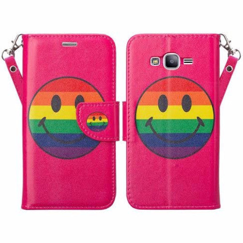 j7 rainbow emoji wallet case - www.coverlabusa.com