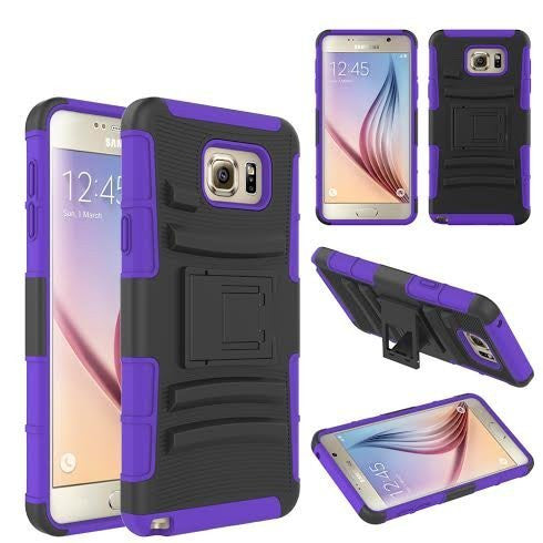 Samsung Galaxy Note 5 Case built in kickstand - Purple - www.coverlabusa.com