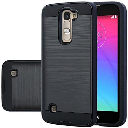 lg stylo 2 holster shell combo - brush black - www.coverlabusa.com