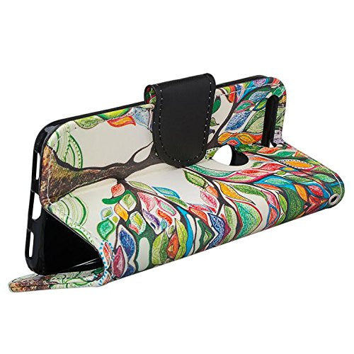google pxiel cover, pixel wallet case - colorful tree - www.coverlabusa.com