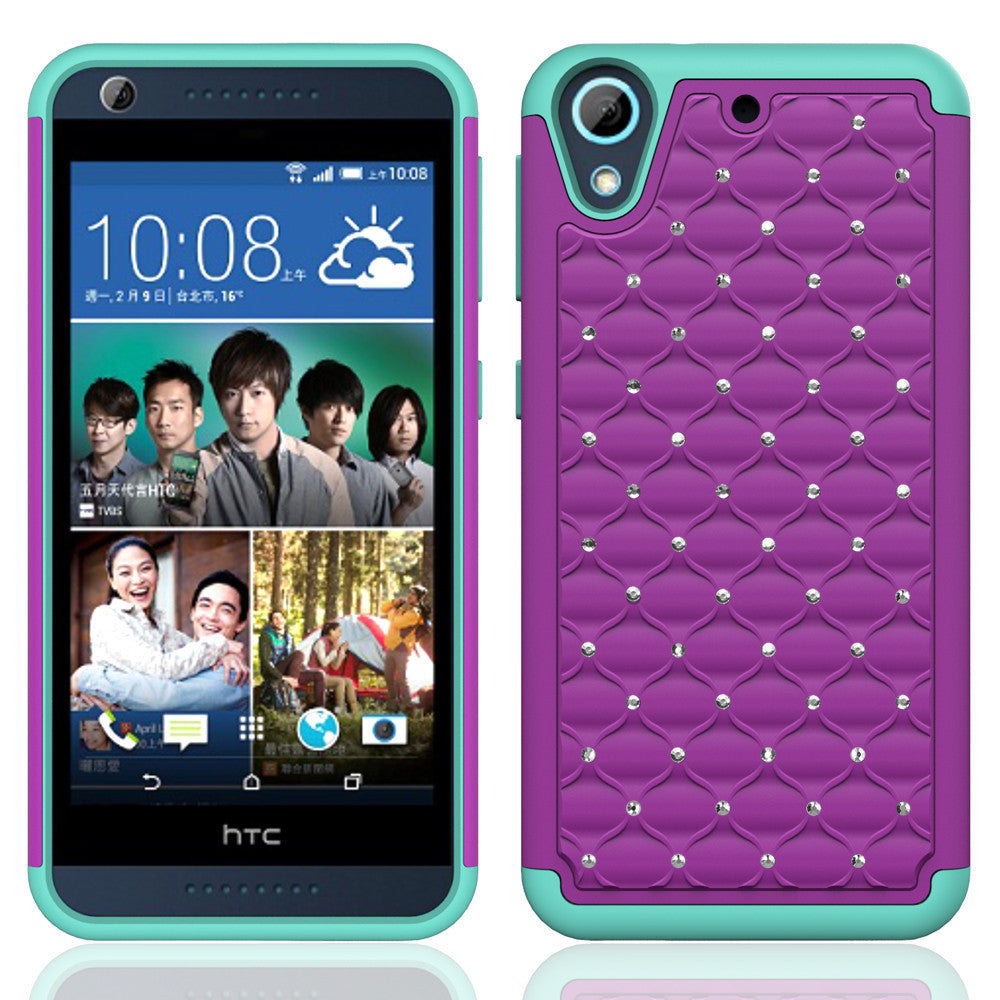 HTC Desire 626 Case - Purple/Teal - www.coverlabusa.com