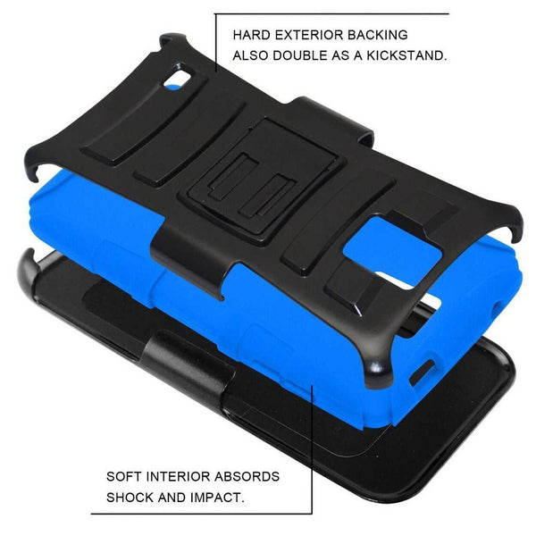 Samsung Galaxy Note 5 Case built in kickstand - Blue - www.coverlabusa.com