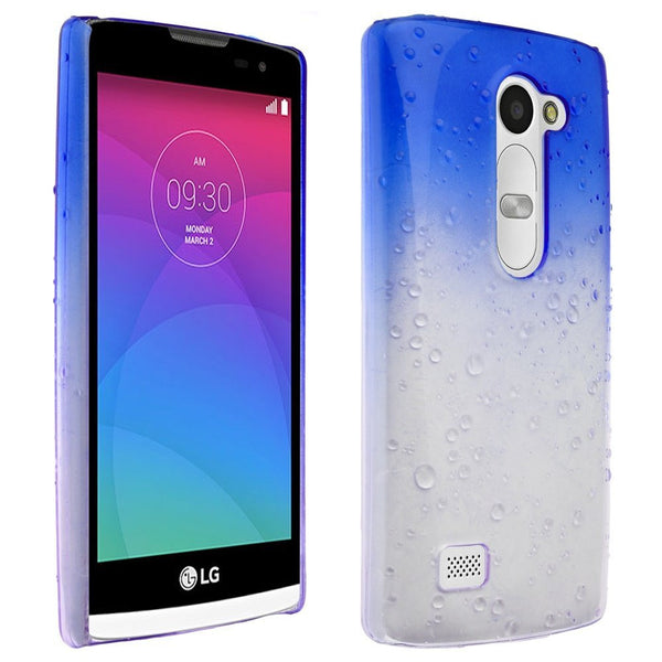 LG Leon LTE Case | Lg Tribute 2 Case | LG Power | LG Sunset | LG Destiny | LG Risio Case,  Ultra Slim Raindrop - Blue - www.coverlabusa.com 