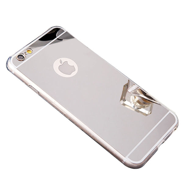 apple iphone 8 plus mirror case - silver - www.coverlabusa.com