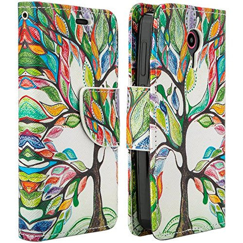 ZTE Ultra Case | ZTE Uhura | ZTE Quest Wallet Case - colorful tree - www.coverlabusa.com